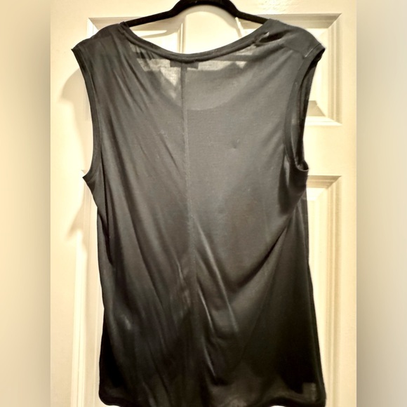 VINCE NWOT Size L Black Modal Sleeveless - Picture 3 of 6